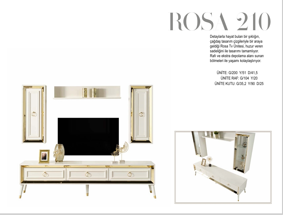 Rosa Yemek Odası – ZM MOBİLYA İnegöl Mobilyası